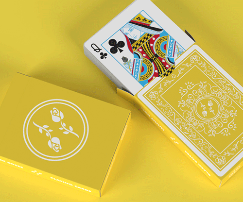 Black Roses Sunny Days Playing Cards