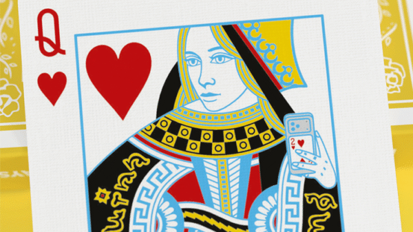 81124-alt3 Black Roses Sunny Days Playing Cards