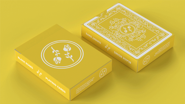 81124-alt5 Black Roses Sunny Days Playing Cards