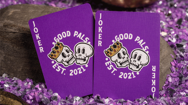 81134-alt1 Good Pals Purple Foil Logo Playing Cards