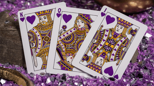 81134-alt2 Good Pals Purple Foil Logo Playing Cards