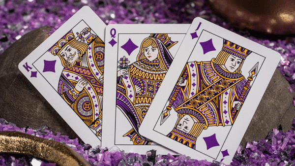 81134-alt3 Good Pals Purple Foil Logo Playing Cards
