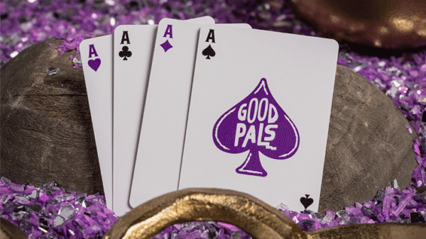 81134-alt4 Good Pals Purple Foil Logo Playing Cards