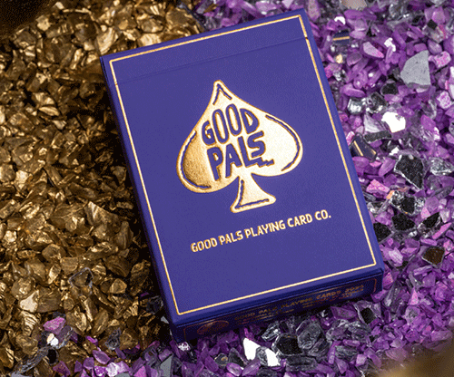 Good Pals Purple Foil Logo Playing Cards