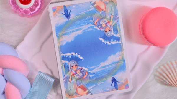 81276-alt2 Sweet Cosplay Show - Azure Summer (Grading Box) Playing Cards