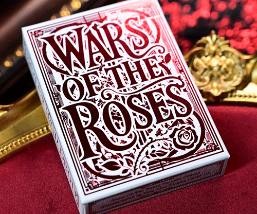 Wars of the Roses (2nd Edition Red Tuck- Gilded ) Playing Cards