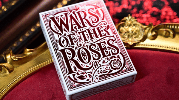 81286-full Wars of the Roses (2nd Edition Red Tuck- Gilded ) Playing Cards