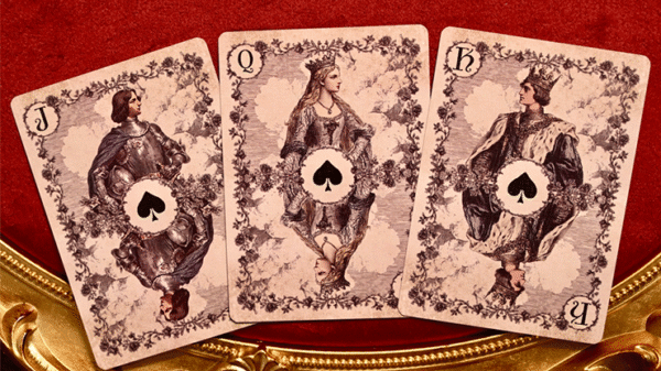 81287-alt2 Wars of the Roses (Blue Tuck-2nd Edition Edge-dyed) Playing Cards