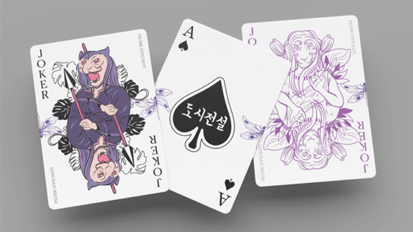 81291-alt1 Urban Legends Playing Cards - Korea Mini Colored Edition