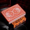81405-alt1 OCTOBER V2 PUMPKIN ORANGE PLAYING CARDS
