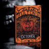 81405-full OCTOBER V2 PUMPKIN ORANGE PLAYING CARDS